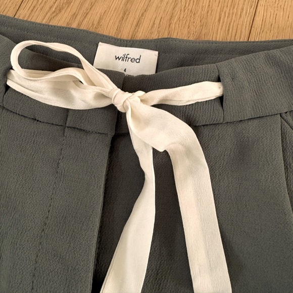 Aritzia Wilfred Exergue Shorts in Sagesse/Green Size 4 - Picture 3 of 6